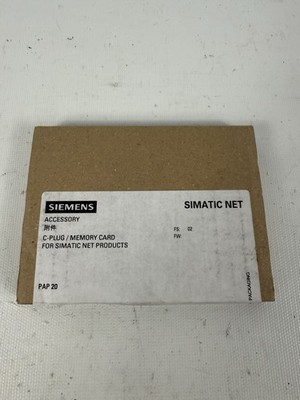 NEW Siemens 6GK1900-0AB10 C-Plug Memory Card for Simatic Net PAP20, S VPR5212375