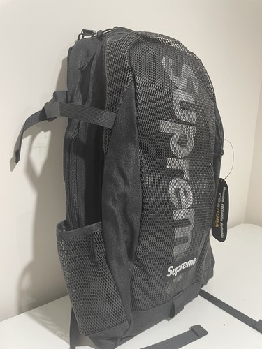 Mochila Supreme SS20 Negra - Nueva Con Etiquetas 100% Auténtica - Imagen 2 de 8