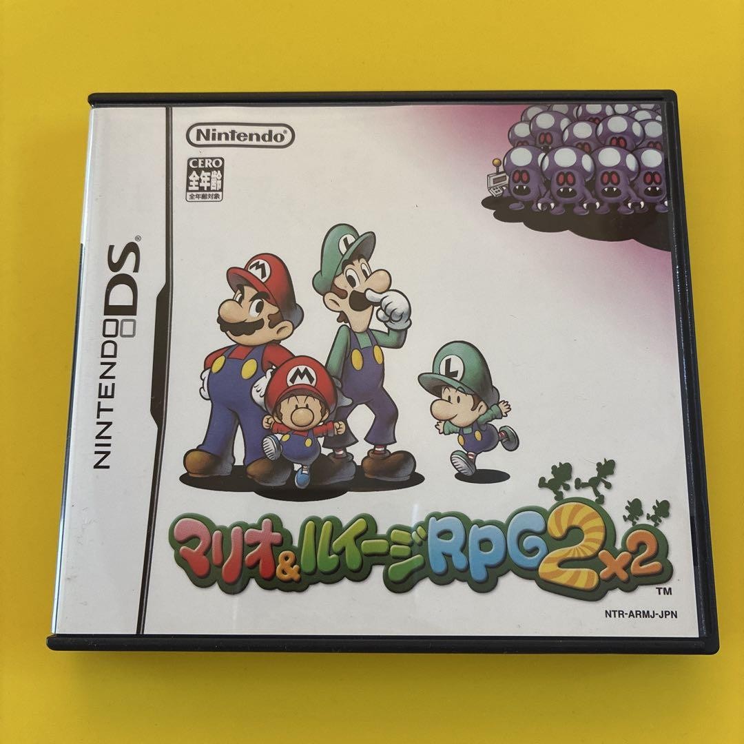 Mario and Luigi RPG 2 Nintendo DS Authentic Japanese Collectible Tested Game