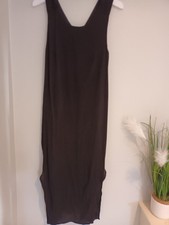 Ladies  Stylish Black Dress Size M UK 12 By Mango