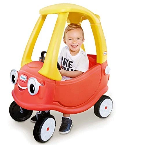 Coche de juguete Little Tikes acogedor cupé rojo/amarillo - arañazos y abolladuras Foto 4 de 4