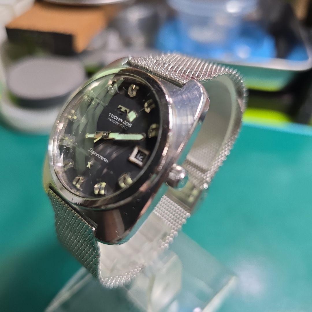 Technos Sparkron Automatic Watch Black Working It… - image 2