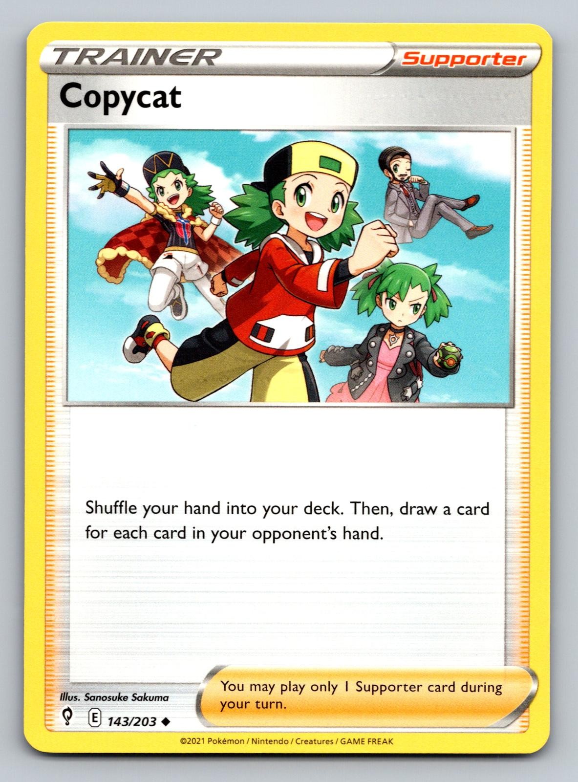 Copycat 143/203 Uncommon Evolving Skies Pokemon Near Mint