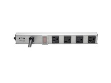 4-Outlet Vertical Power Strip, 2-15A 2-20A, 120V, 15 ft. Cord, 5-20P, 12 in.