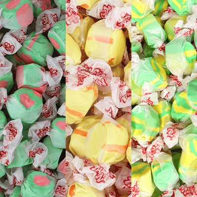 Taffy Town Saltwater Taffy Candy Mix   Pineapple, Banana & Watermelon Free Ship!