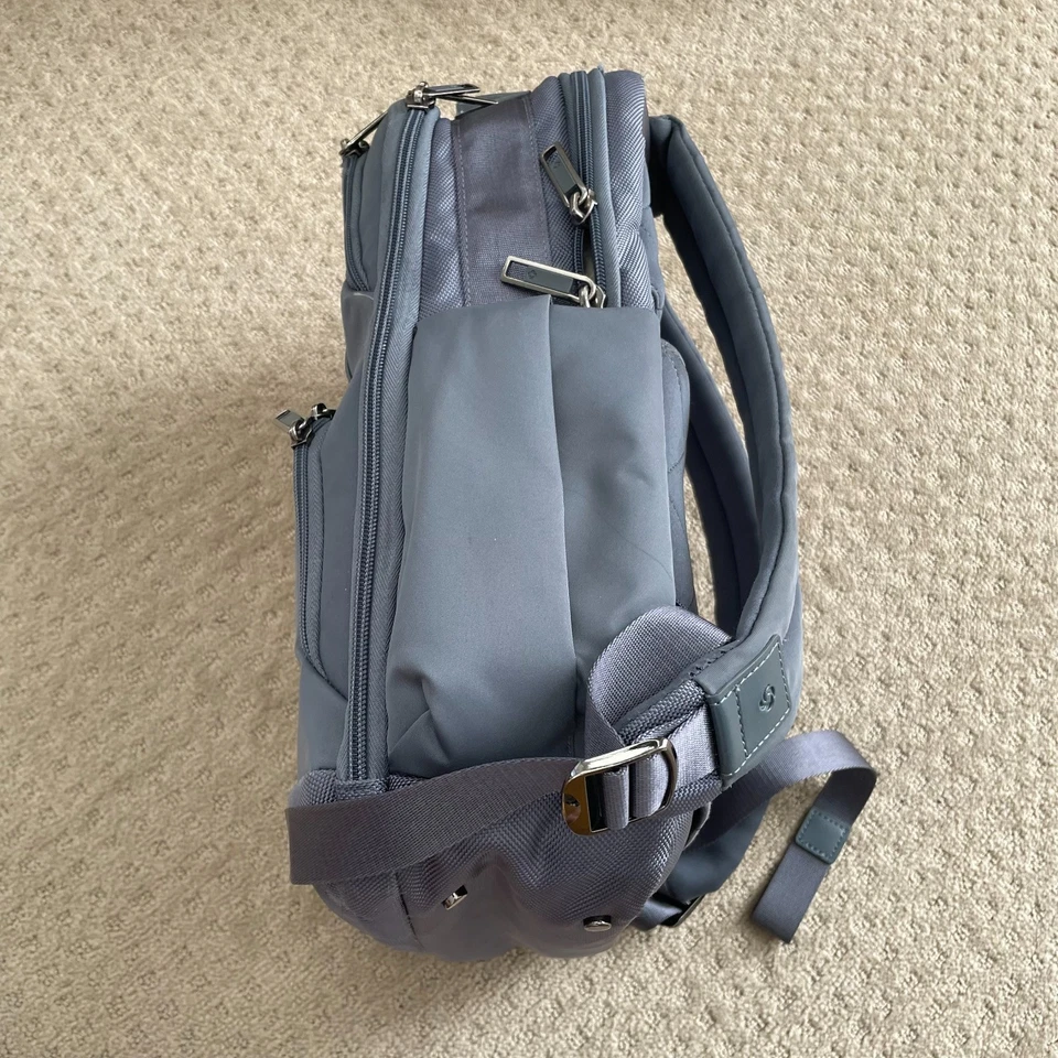 Mochila híbrida conversível Samsonite Nuroad arma metal vários bolsos viagem - Imagem 4 de 4