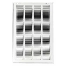 Ceiling/Wall Filtered Return Air Grille, 16 In W X 25 In H Opening,  White,