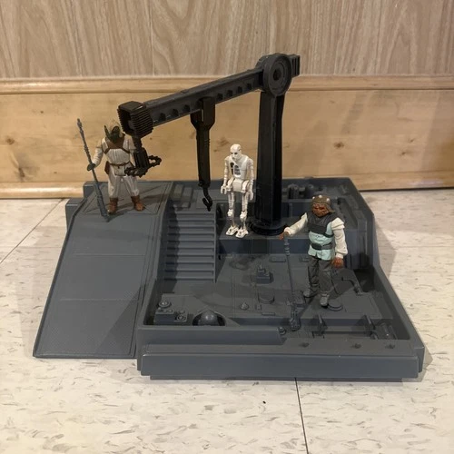 Jabba the Hutt Dungeon Playset with Action Figures, 1978 Kenner, No Box