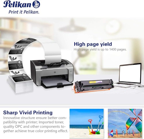 Toner Pelikan zastępuje HP CF402A (pasuje do drukarek HP Color LJ Pro M 252 / -27 - Zdjęcie 2 z 7