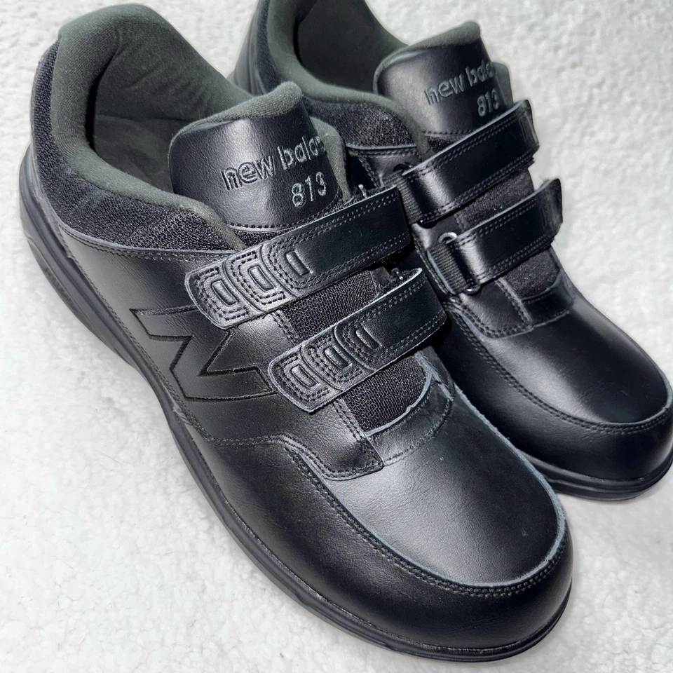 New Balance 813 Zapatos para Caminar Para Hombres Talla 14 D Negro Gancho y Lazo ROLLBAR MW813HBK Foto 2 de 4