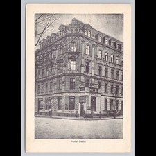 Vintage Postcard Hotel Derby Karlsbad Unposted Historic Scenic View Collectible