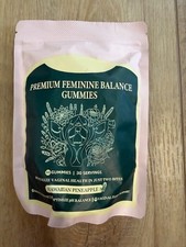 NEW Premium Feminine Balance Gummies 60 Gummies Hawaiian Pineapple Exp 11/2026