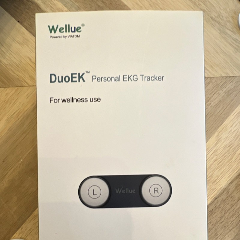 Wellue DuoEK Handheld Digital Cordless ECG Event Recorder for Cardiology