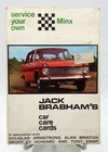 Service your own Minx Jack Brabham's car care cards set - 1968 - Fab condition