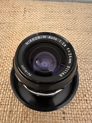 Vintage Nikon Nikkor-N Auto 1:2.8 f=24mm 2.8 Lens With Originally