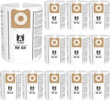 12 Pack 23743 VF3502 Vacuum Bags Compatible with Ridgid 12 to 16 Gallon Wet Dry