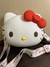Sanrio Hello Kitty soft silicone crossbody bag with an adjustable strap NWT