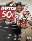 DALE EARNHARDT JR PSA/DNA SIGNED AUTOGRAPHED NASCAR 8X10 PHOTO DAYTONA 500