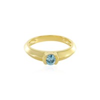 Schicker Ratanakiri Zirkon Vergoldeter Ring, Kambodscha 0,315Ct