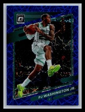 PJ Washington Jr. Charlotte Hornets 2021-22 Donruss Optic #110 Blue Velocity