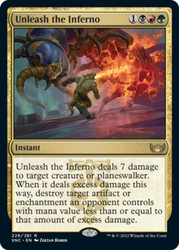 Unleash the Inferno 229/281 Streets of New Capenna Rare