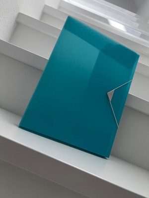 OVP Leitz Esselte Colour'Ice Ablagebox blau 3D-Design Ordner mit attraktivem Gum