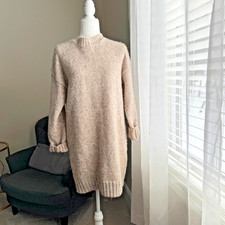 Topshop Knee-length Sweater Dress - size S