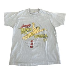 Vintage Jimmy Superfly Snuka Wwf 1985 T-shirt Wrestling YOUTH KIDS