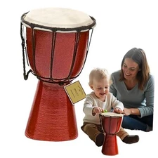 Drums Djembe Drum Djembe jembe is a Rope- goat skin Covered Goblet Drum 4x8