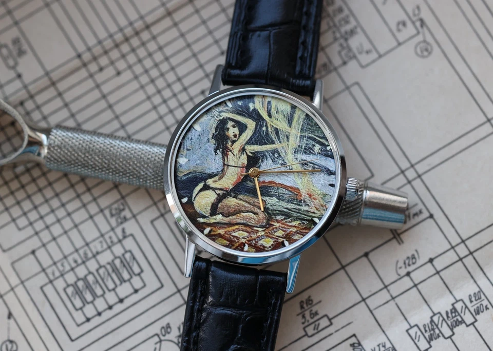 Reloj Polyot ultra delgado - Niña, reloj vintage Luch cal. 2209, reloj URSS. Foto 4 de 4