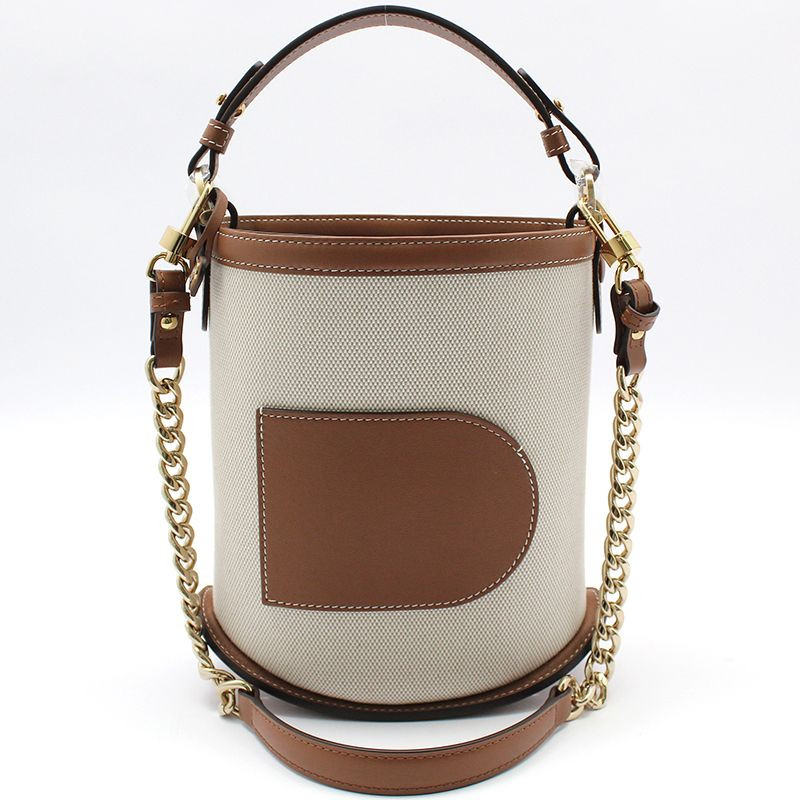 Delvaux PIN PING Canvas Mini Bucket Bag + Strap AA0494 Delvaux PIN PING Canvas Mini Bucket Bag + Strap AA0494