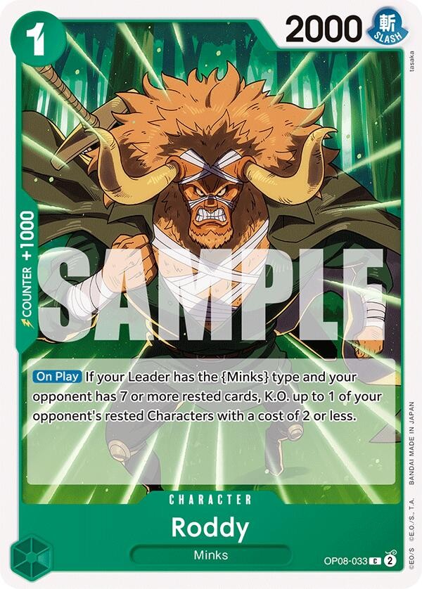 Roddy - Normal OP08-033 Two Legends NM