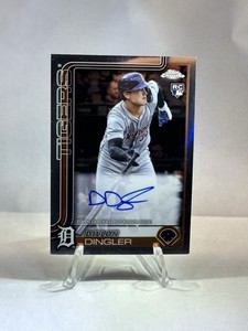 2025 Topps Chrome Dillon Dingler Rookie Auto RC Rookie #RA-DD Tigers