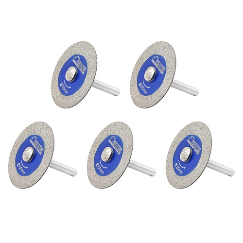 SHDIATOOL 2 Inch Diamond Glass Cutting Disc 5 Pack, Mini Saw Blades 50mm