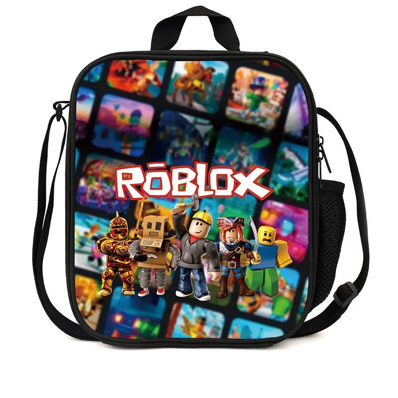 Roblox Kids Lunch Bag, School Picnic Bag