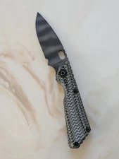 Mick Strider SnG Tiger Stripe Blade & G-10 Hybrid Handles, Mint As Pictured 
