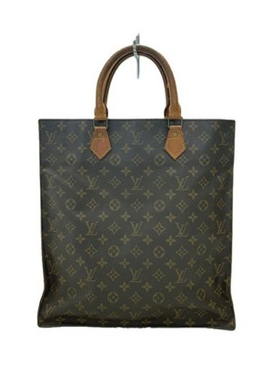 LOUIS VUITTON Sac Plat Monogram Canvas BRW PVC BRW Monogram