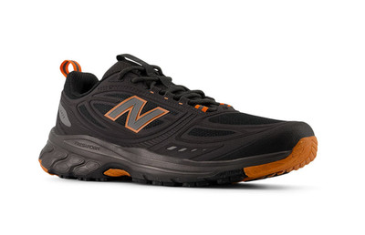 New Balance 410 v9 Men's Trail Running Shoes Faded Black Orange 4E Wide Auth