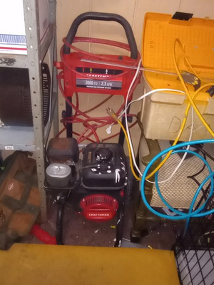 #ad Craftsman 3000 PSI Gas Cold Water Pressure Washer Red Black Metal Plastic $150.00