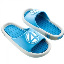 Fantastic 4 First Steps Costume Cosplay Men's Slide Sandals Blue