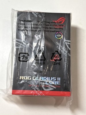 ASUS ROG Gladius II Core - Maus - für Rechtshänder - Optisch - Kabelgebunden - USB