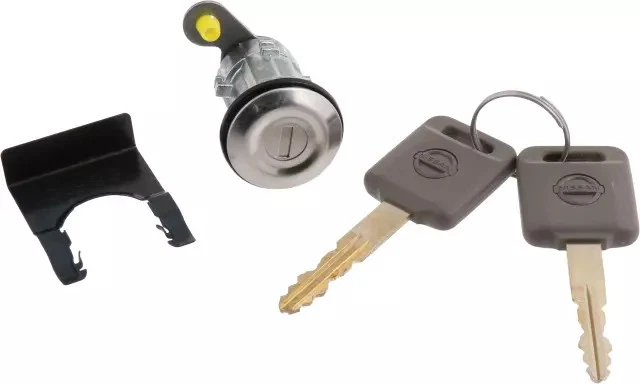 Cilindro de trava de tampa de porta-malas Nissan Sentra genuíno com chaves-H4660-5M000 - Imagem 4 de 4