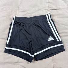 Adidas Boy's Black White Drawstring Athletic Aero Shorts Size M 11-12 years old
