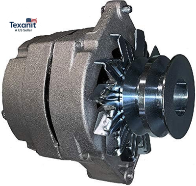 #ad New 24V Delco Tractor Replacement Alternator 1 Wire with Wide Double Pulley $279.41