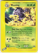 Weezing 70/165 Rare Expedition Base Set Pokemon Lightly Played on eBay