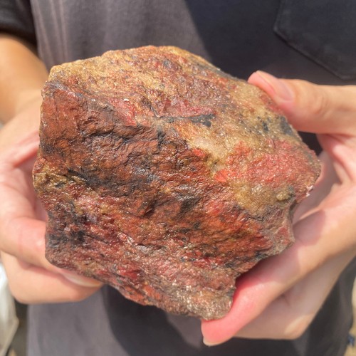 2LB Raw Ore Red Black Rhodonite Quartz Gemstone Mineral Specimen healing - Picture 3 of 14