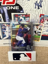 2025 Bowman Draft Roc Riggio #015/100 Metal Refractor Colorado Rockies