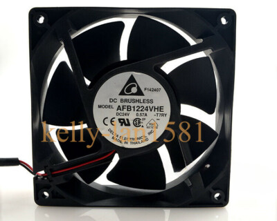 1Pcs DELTA AFB1224VHE 24V 0.57A 12cm 12038 Inverter Cooling Fan 2-wire ...