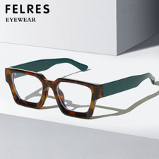 Men Women Thick Frame Blue Light Blocking Eyeglasses Square Glasses Frames New