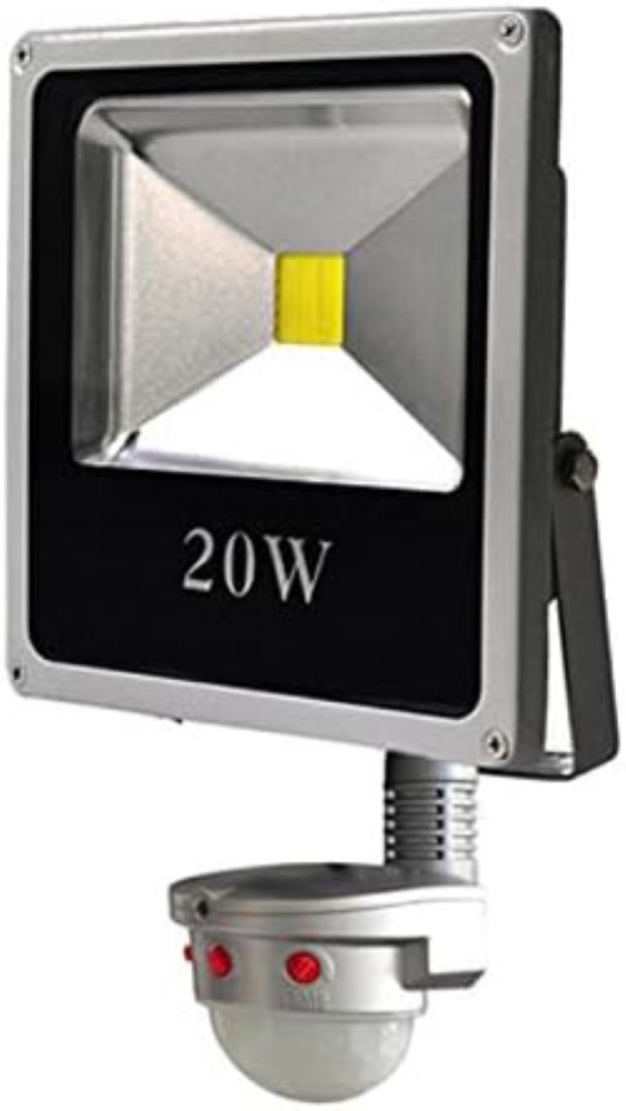 Faretto LED Wonderlamp Sensore Movimento 25.5x18.5 Grigio - Risparmio
